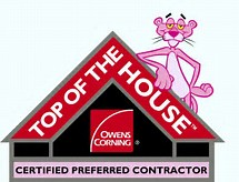 Owens Corning Top Of The House Logo